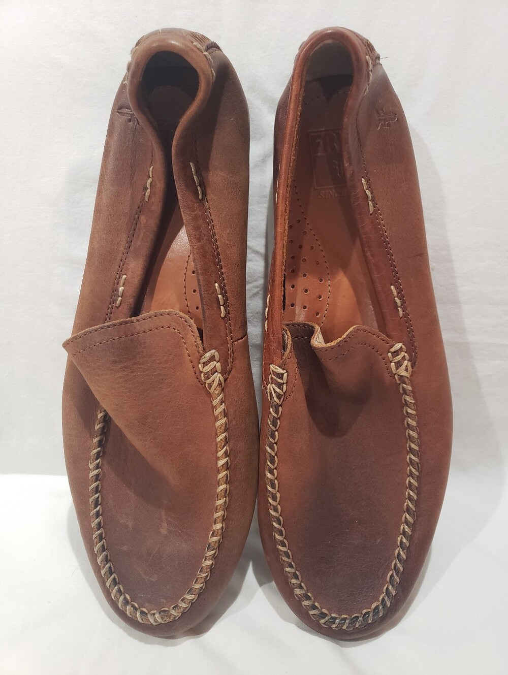 Frye Brown Leather Men’s Slip-On Loafers